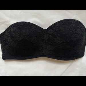 PINK Strapless padded Laced BRA “Like New”